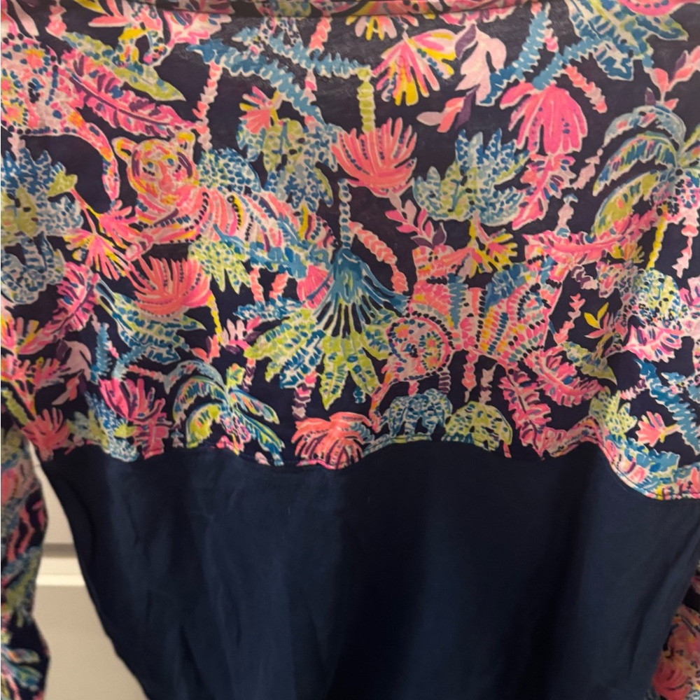 Lilly Pulitzer Vibrant Floral Long Sleeve Tee - Picture 3 of 5